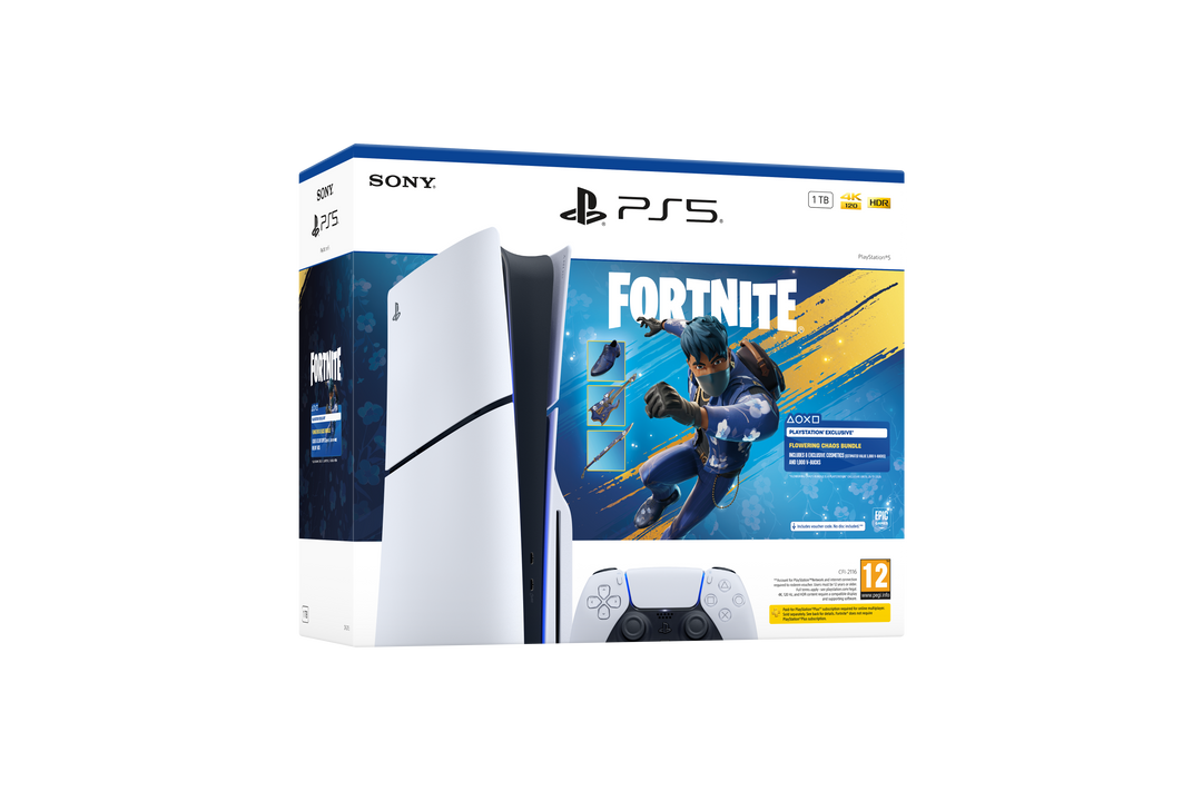 PlayStation 5 1TB Console Fortnite Flowering Chaos Bundle