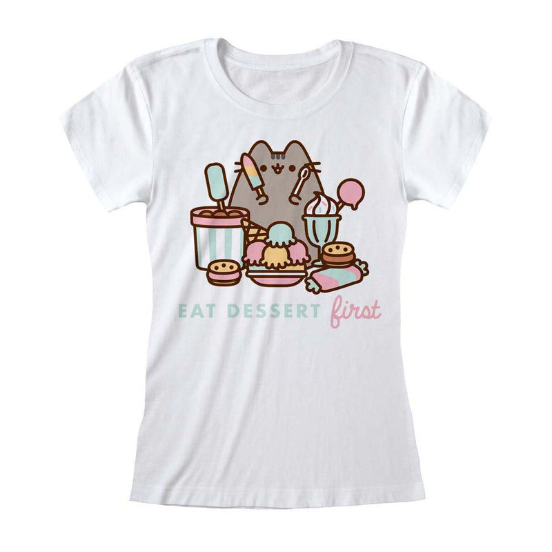 Pusheen Eat Dessert First T-Shirt collectible from Heroes Inc Dropship