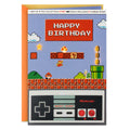 Musical and Light Up Birthday Card - Nintendo Super Mario Bros. World 1 Design