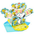 Musical Father's Day Card for Dad - 3D & Pop Up PEANUTS™ SNOOPY & WOODSTOCK Design