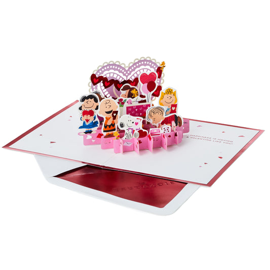 Paper Wonder Valentine's Day Card - 3D Pop-Up PEANUTS™ SNOOPY & Friends Design