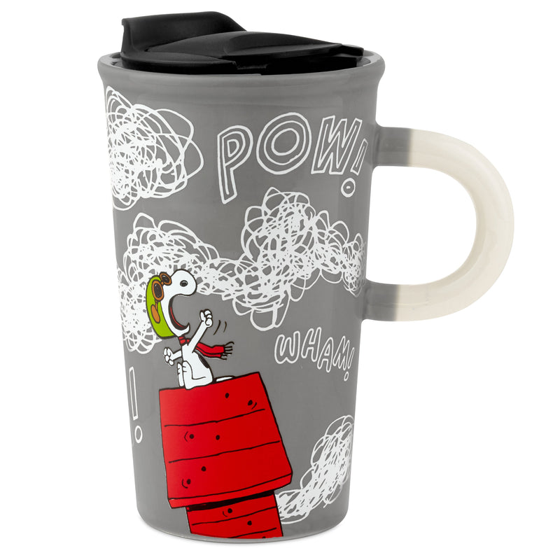 PEANUTS™ SNOOPY Colour Changing Ceramic Travel Mug with Lid
