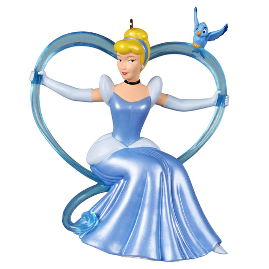 Keepsake Disney Ornament - Cinderella & Bluebird Design