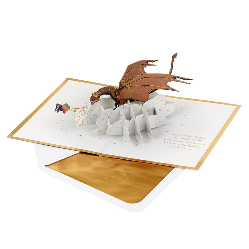 Any Occasion Greeting Card - 3D Pop-Up Harry Potter™ & Dragon Design