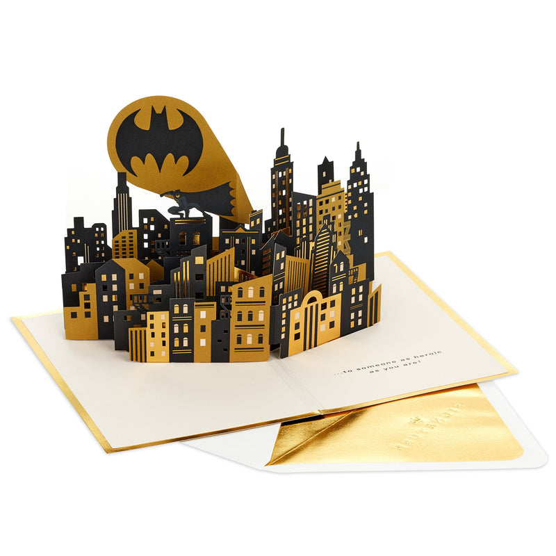 Any Occasion Greeting Card - 3D Pop-Up Batman Design