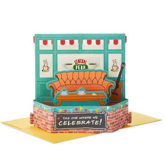 Warner Bros FRIENDS Paper Wonder Collection 3D Pop-Up Birthday Card