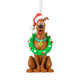 Warner Bros Scooby Doo Scooby Doo with Wreath & Santa Hat Ornament