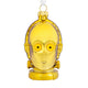 Star Wars C 3PO Gold Head Glass Ornament