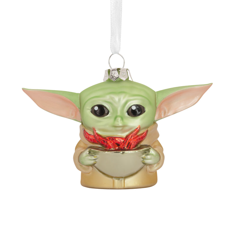 Star Wars™ The Mandalorian™ Glass Ornament - Grogu™ Bowl of Squid