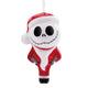 Disney The Nightmare Before Christmas Santa Jack Skellington Ornament