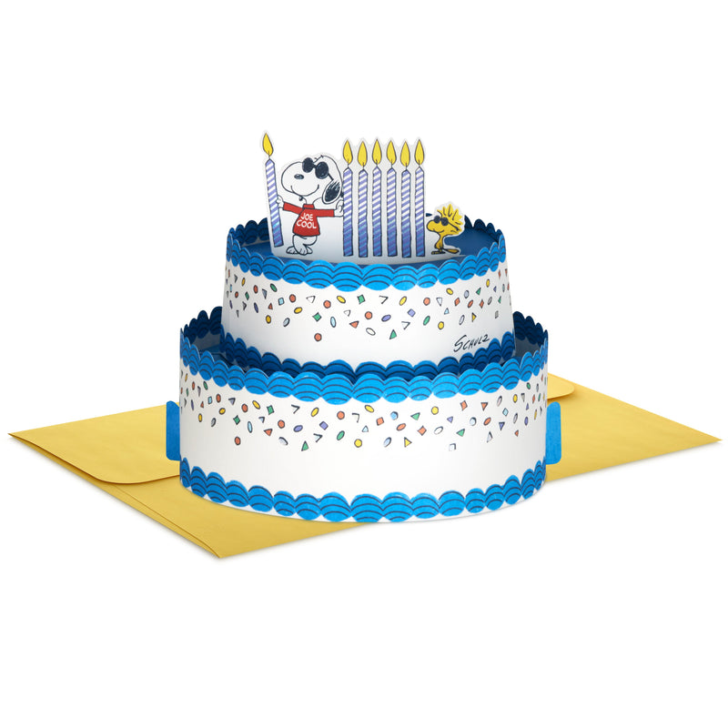 PEANUTS™️ Joe Cool Paper Wonder Collection 3D Pop-Up Birthday Card