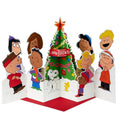 Christmas Card - 3D Pop Up Jumbo PEANUTS™ Children & SNOOPY Design