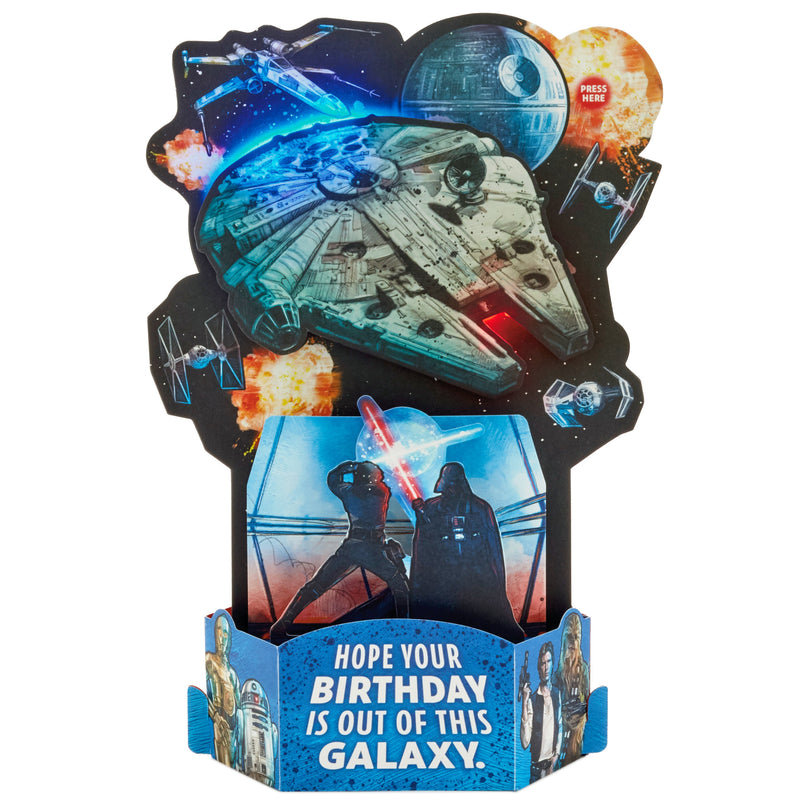 Paper Wonder STAR WARS™️ Light & Music 3D Pop-Up Birthday Card