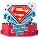 Warner Bros Superman Logo Musical Light Up 3D Pop Up Father's Day Card