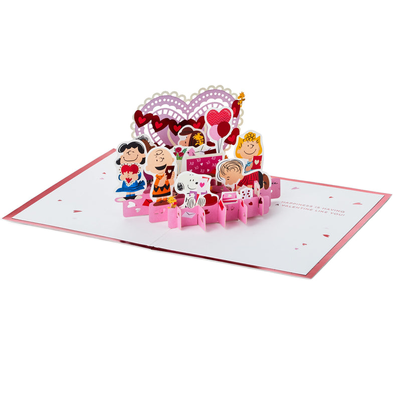 Paper Wonder Valentine's Day Card - 3D Pop-Up PEANUTS™ SNOOPY & Friends Design