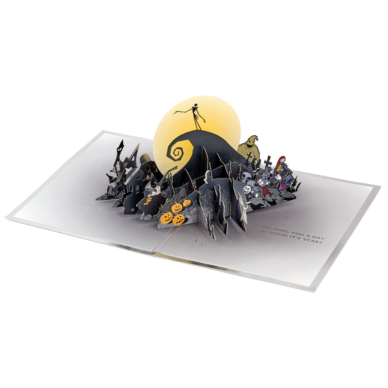 3D Pop-Up Any Occasion, Birthday Card - The Nightmare Before Christmas Design