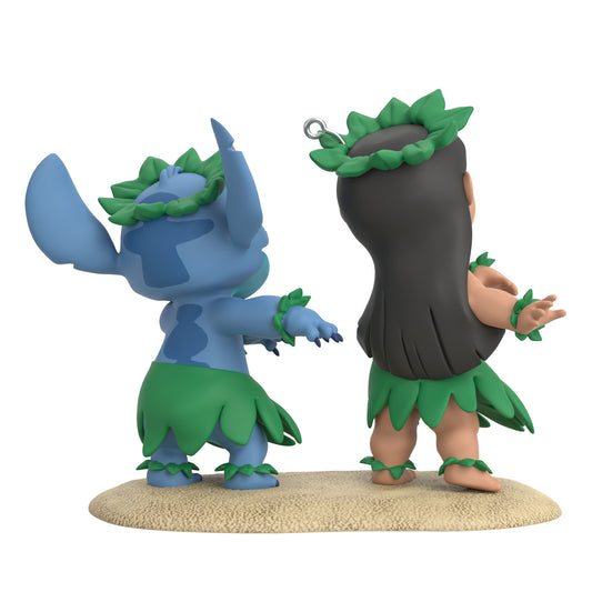 Keepsake Disney Hanging Ornament - Lilo & Stitch Dancing Design