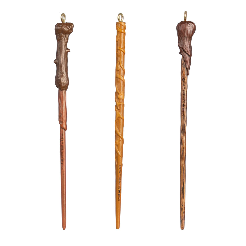 Keepsake Harry Potter™ Ornaments - 3 Pack Magic Wands Design