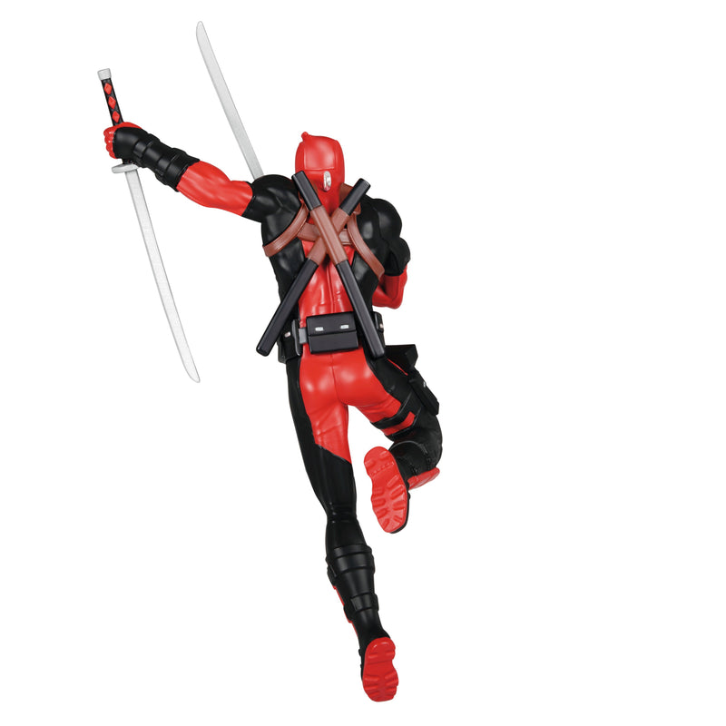 Keepsake MARVEL Hanging Ornament - Deadpool with Katanas Design