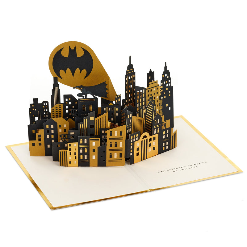 Any Occasion Greeting Card - 3D Pop-Up Batman Design
