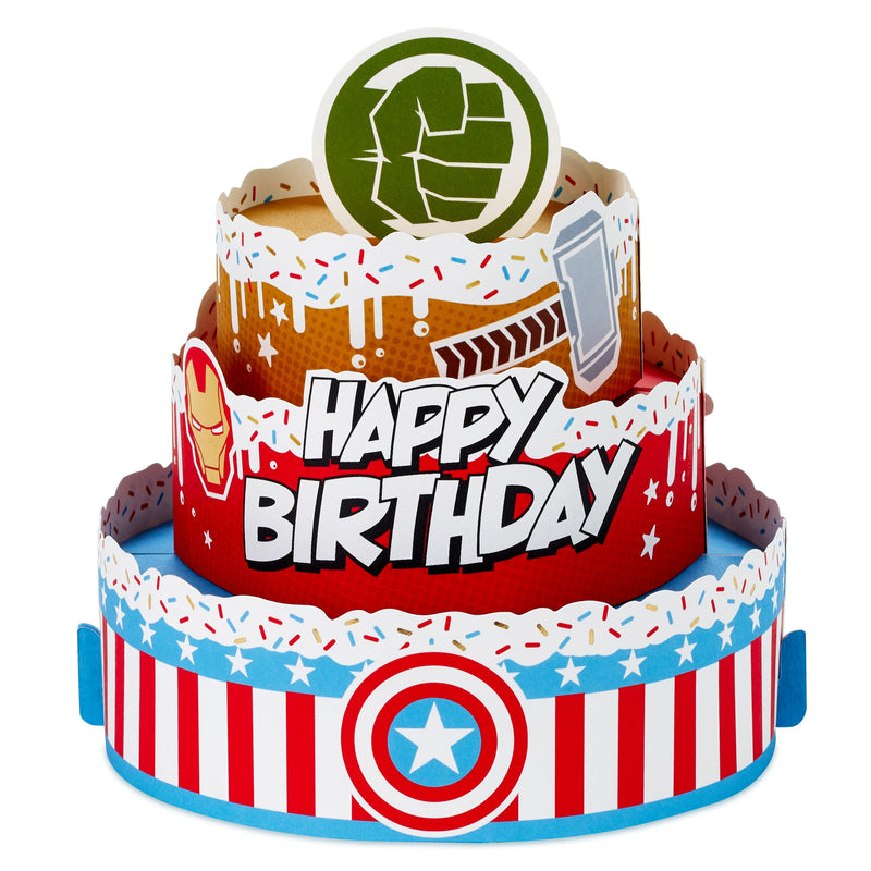 MARVEL Avengers Paper Wonder Collection 3D Pop-Up Birthday Card
