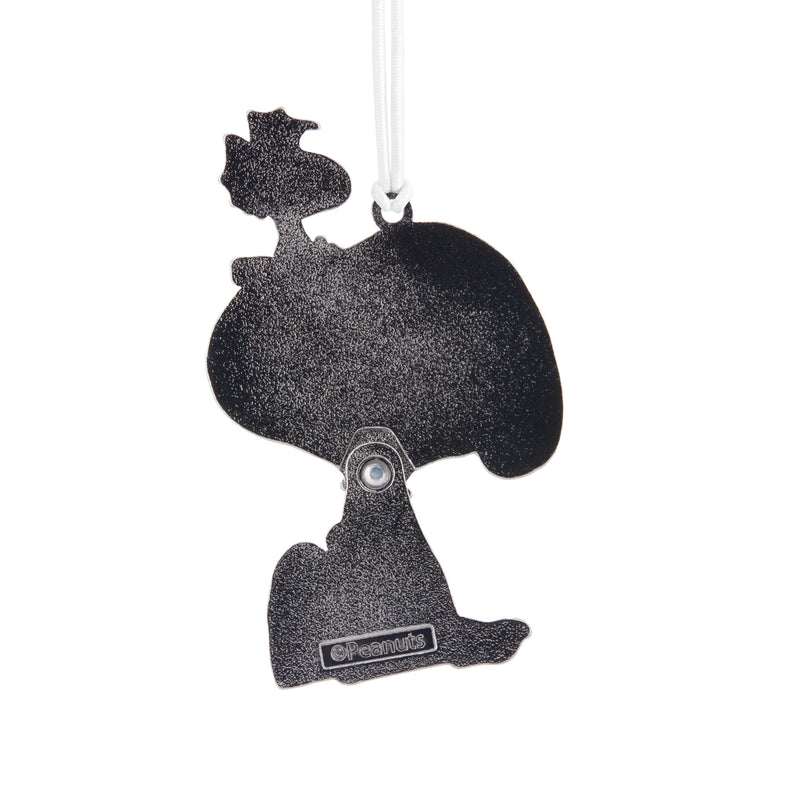 PEANUTS™ Moving Metal - SNOOPY & WOODSTOCK Ornament