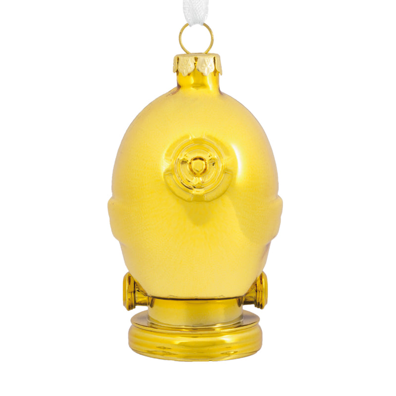 Star Wars™ Glass Ornament - C-3PO Gold Head
