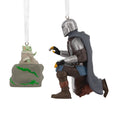 Storied Moments Star Wars™ Ornaments - Set of 2 - The Mandalorian™ & Grogu™