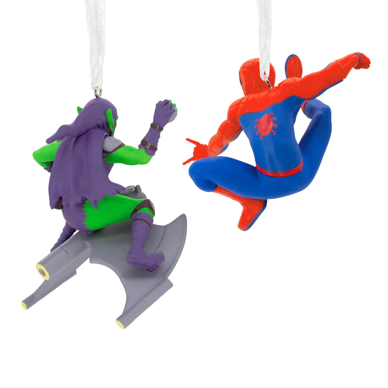 Storied Moments MARVEL Ornaments - Set of 2 - Spider-Man & Green Goblin