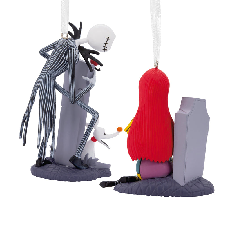 Storied Moments Disney The Nightmare Before Christmas Ornaments - Set of 2 - Jack & Sally