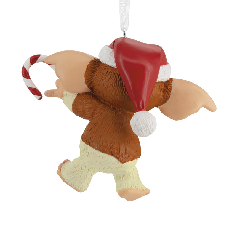 Collectable Gremlins Christmas - Gizmo the Mogwai with Candy Cane Ornament