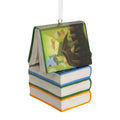 Collectable Harry Potter™ - Book Stack and Wand Ornament