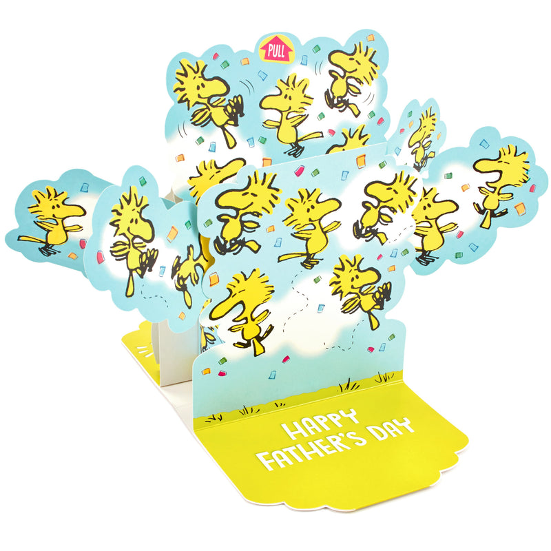 Musical Father's Day Card for Dad - 3D & Pop Up PEANUTS™ SNOOPY & WOODSTOCK Design