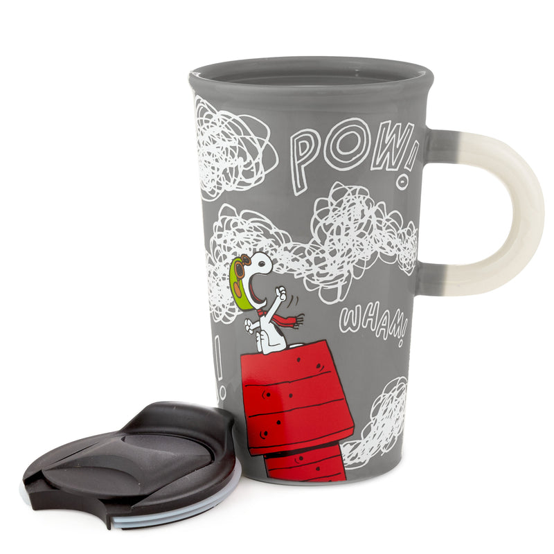 PEANUTS™ SNOOPY Colour Changing Ceramic Travel Mug with Lid