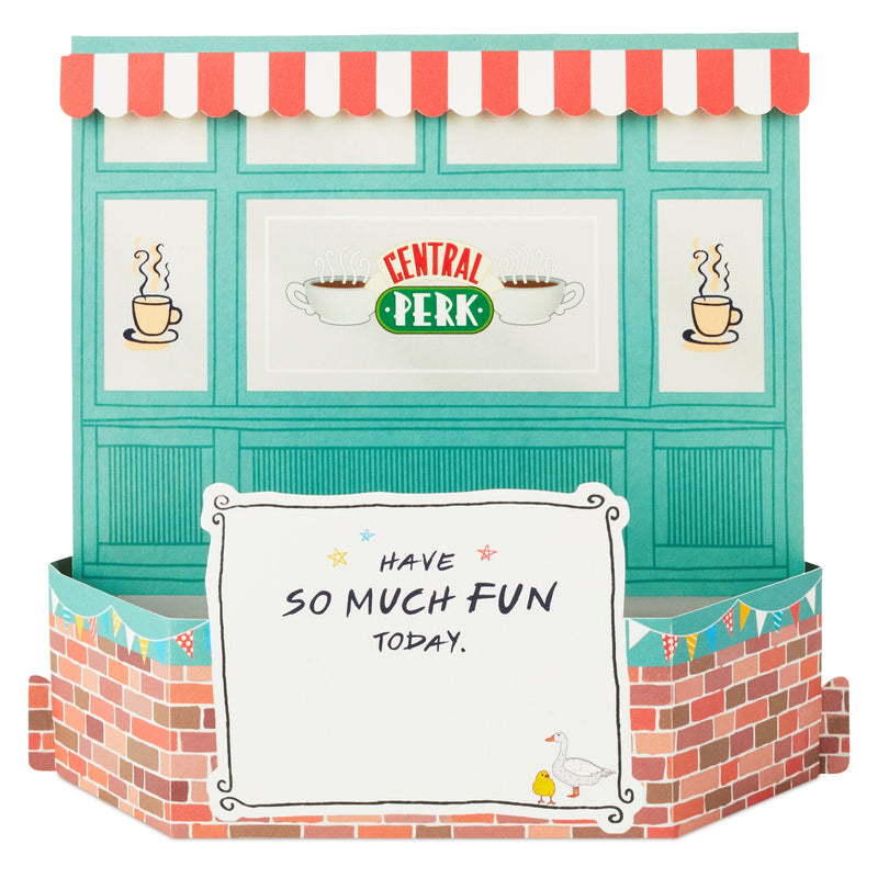 Warner Bros FRIENDS Paper Wonder Collection 3D Pop-Up Birthday Card