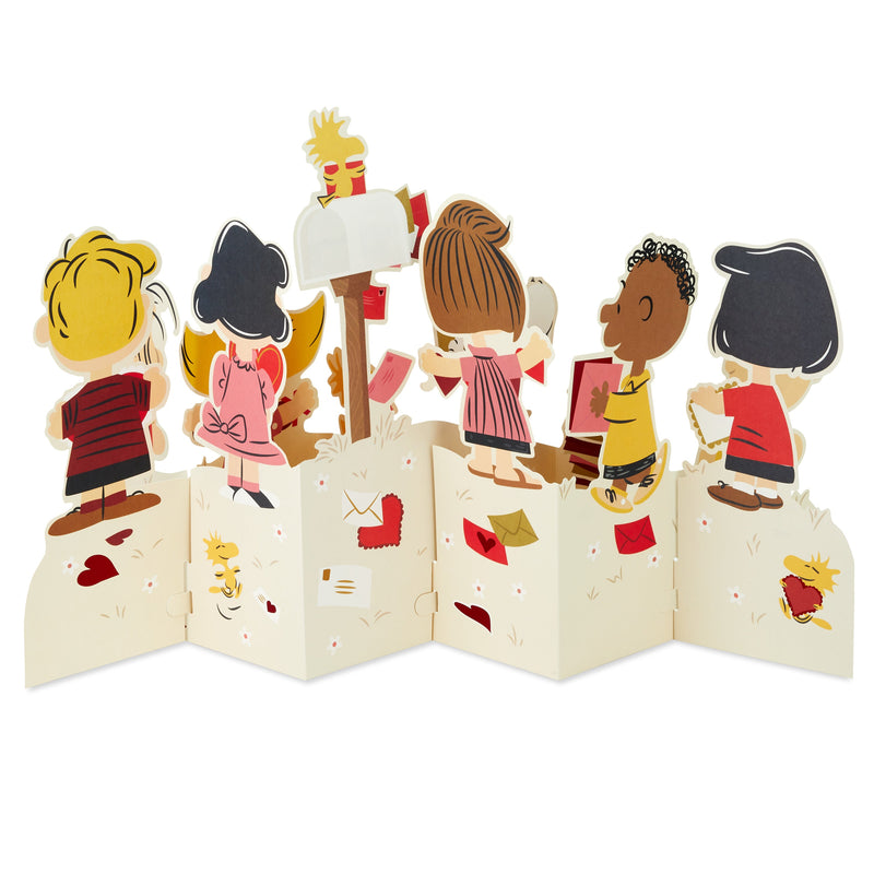Valentine's Day Card - 3D & Pop Up PEANUTS™ Gang & Love Letters Design