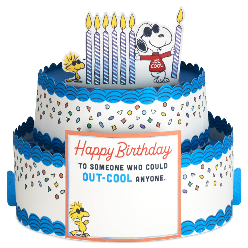 PEANUTS™️ Joe Cool Paper Wonder Collection 3D Pop-Up Birthday Card