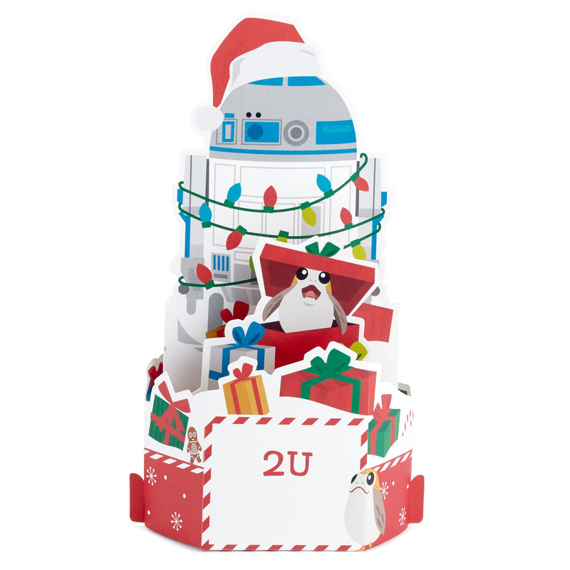 Christmas Musical Paper Wonder Card - 3D Pop-Up Star Wars™ R2-D2 Light and Music Design