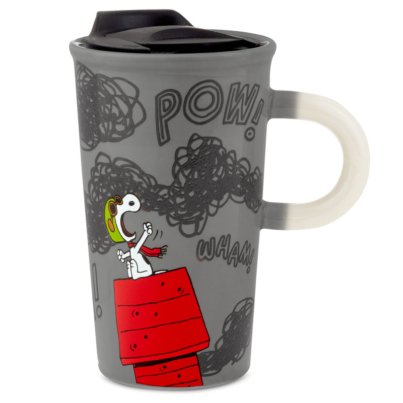 PEANUTS™ SNOOPY Colour Changing Ceramic Travel Mug with Lid