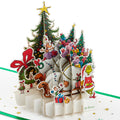3D Pop-Up Christmas Card - Dr. Seuss How The Grinch Stole Christmas Design