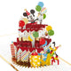 Disney Mickey Mouse & Pluto Pop Up Birthday Card