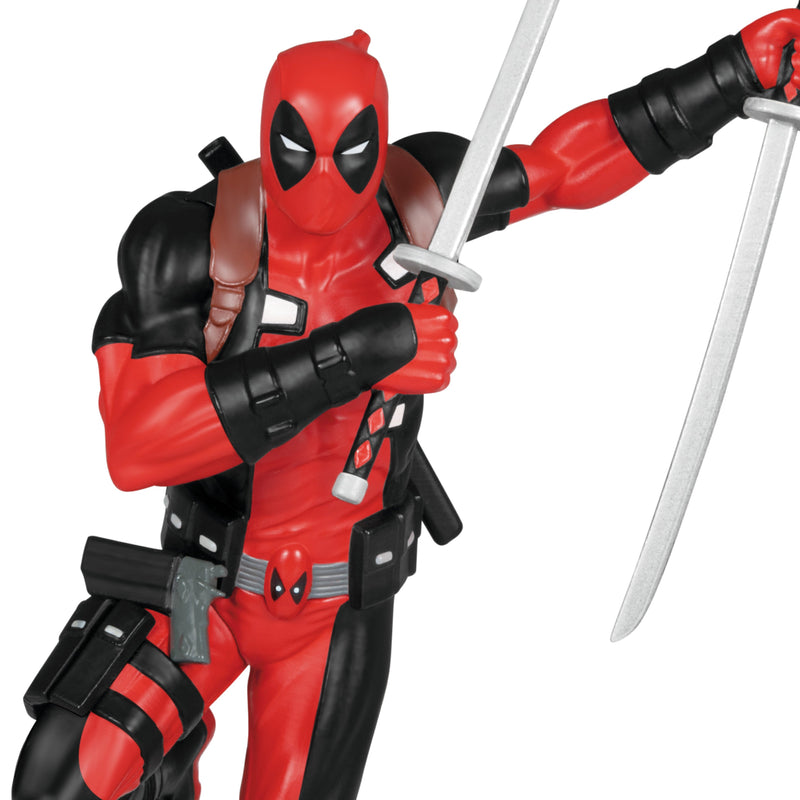 Keepsake MARVEL Hanging Ornament - Deadpool with Katanas Design