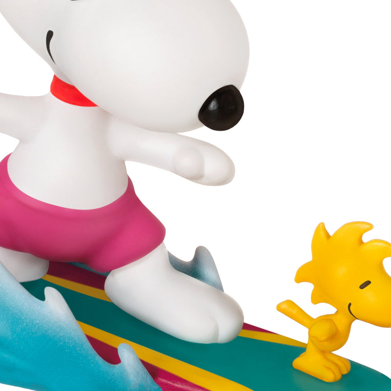 Keepsake PEANUTS™ Ornament - SNOOPY & WOODSTOCK Surfing Design