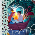 Musical & Light Up Greeting Card - 3D Pop Up The Little Mermaid Design