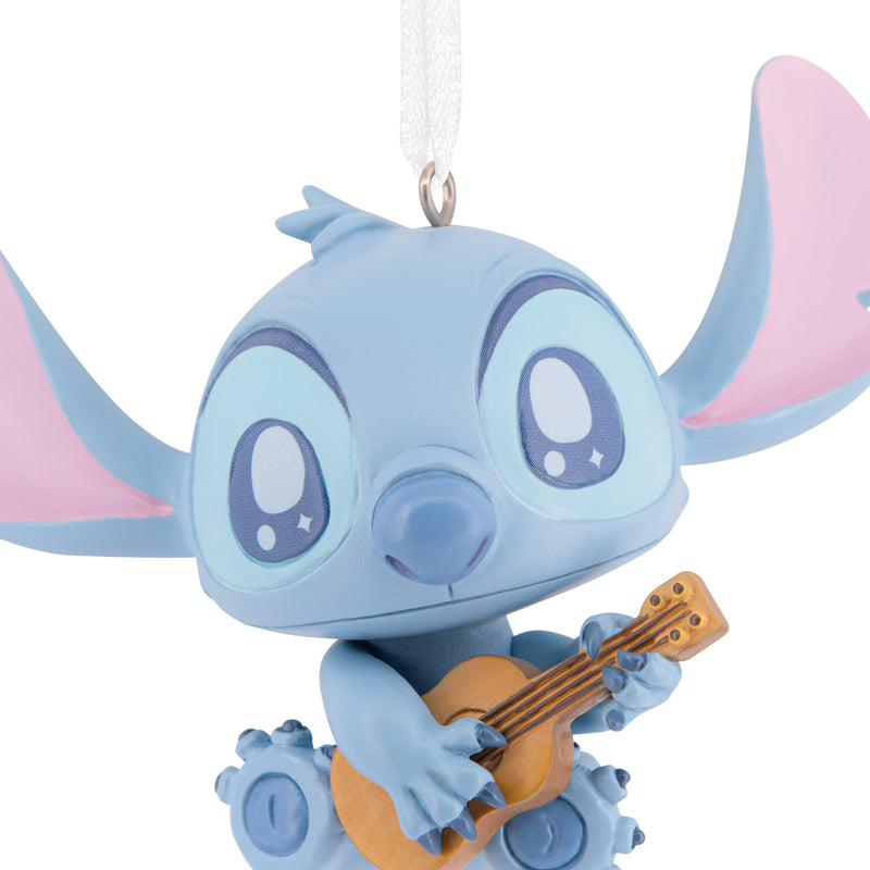 Collectable Disney Hanging Ornament - Lilo and Stitch, Stitch & Ukulele Design