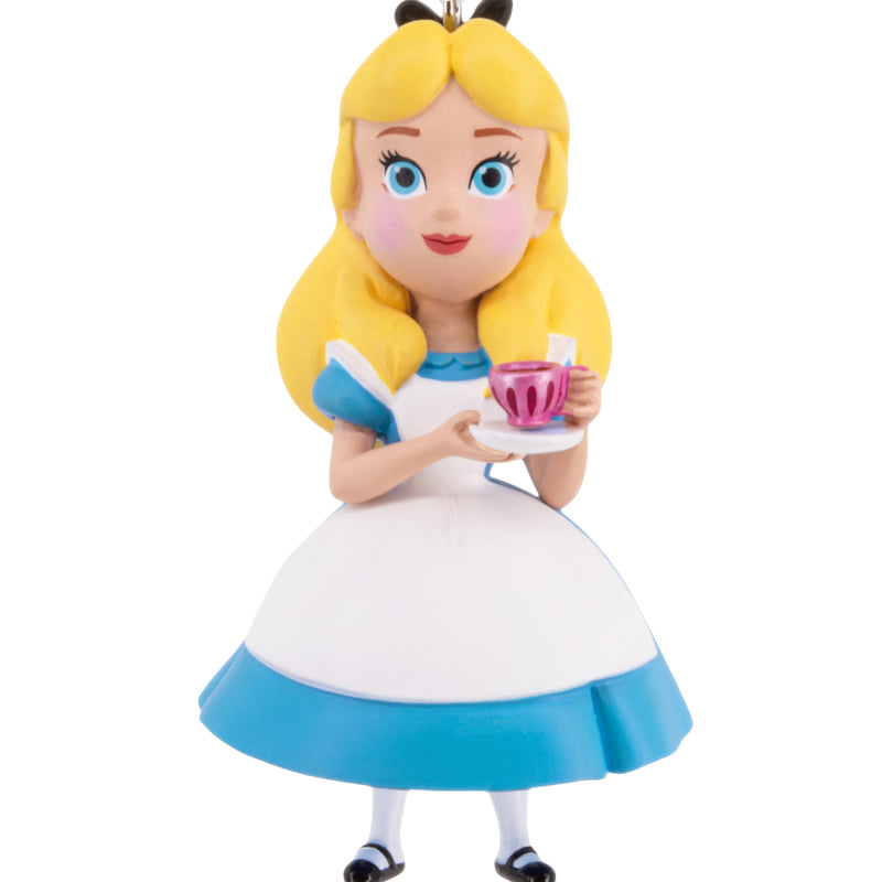 Collectable Disney Hanging Keepsake - Alice in Wonderland with Tea Cup Design