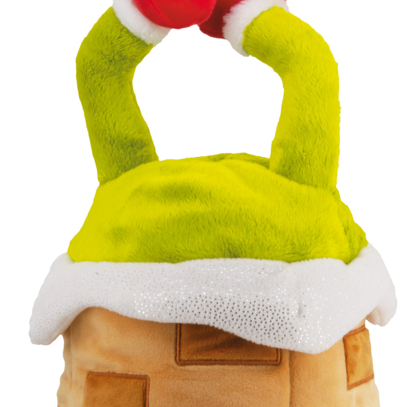 Dr Seuss Plush Christmas Tree Topper - The Grinch in a Chimney