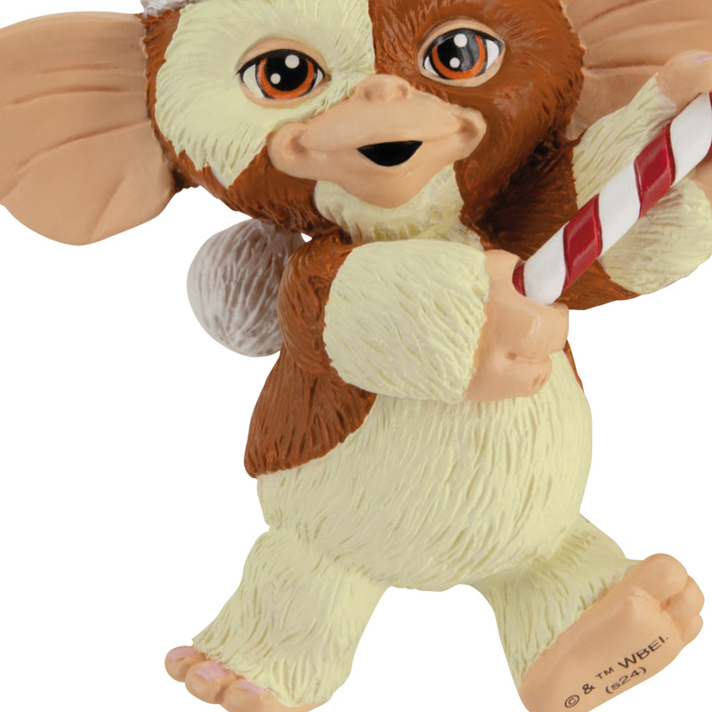 Collectable Gremlins Christmas - Gizmo the Mogwai with Candy Cane Ornament