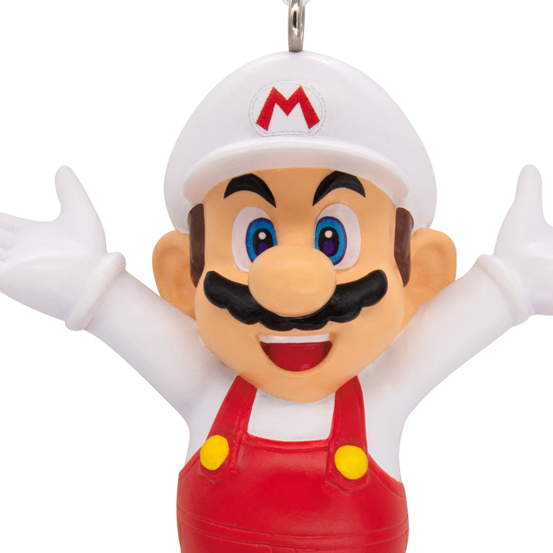 Collectable Super Mario - Red & White Fireball Mario Ornament