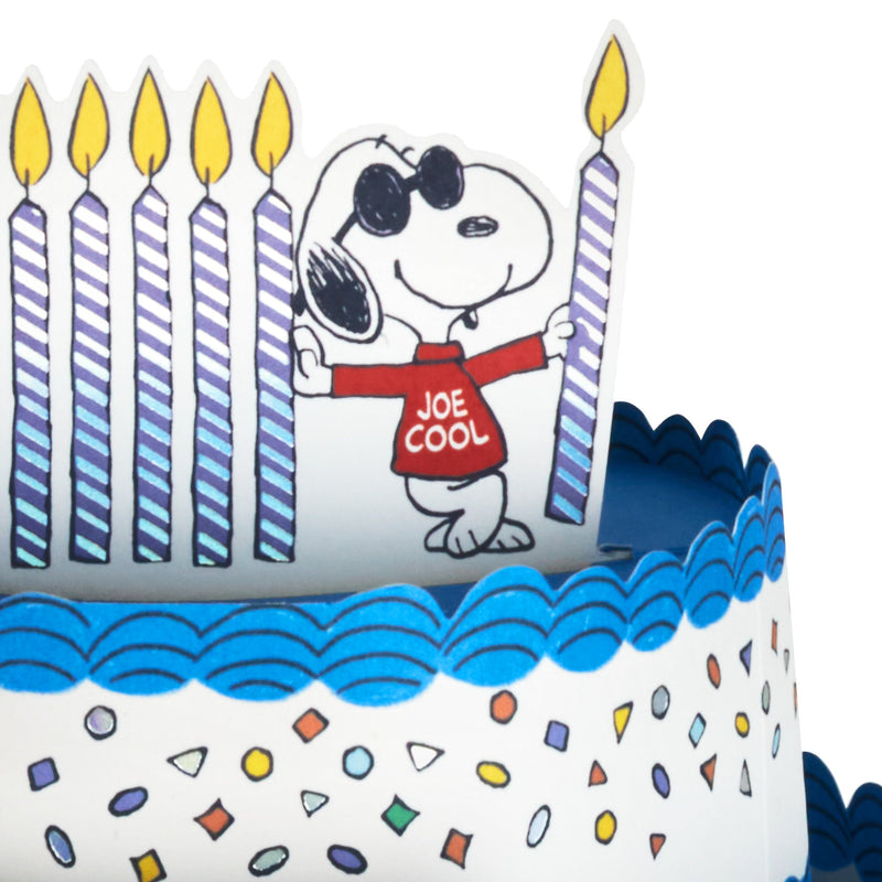 PEANUTS™️ Joe Cool Paper Wonder Collection 3D Pop-Up Birthday Card